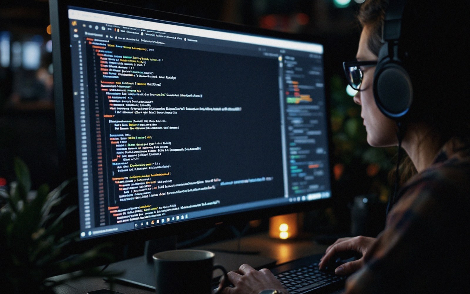 A terminal window close enough to read a request and its response headers